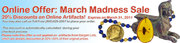 Sadigh Gallery Provides Online Offer on March Madness Sale